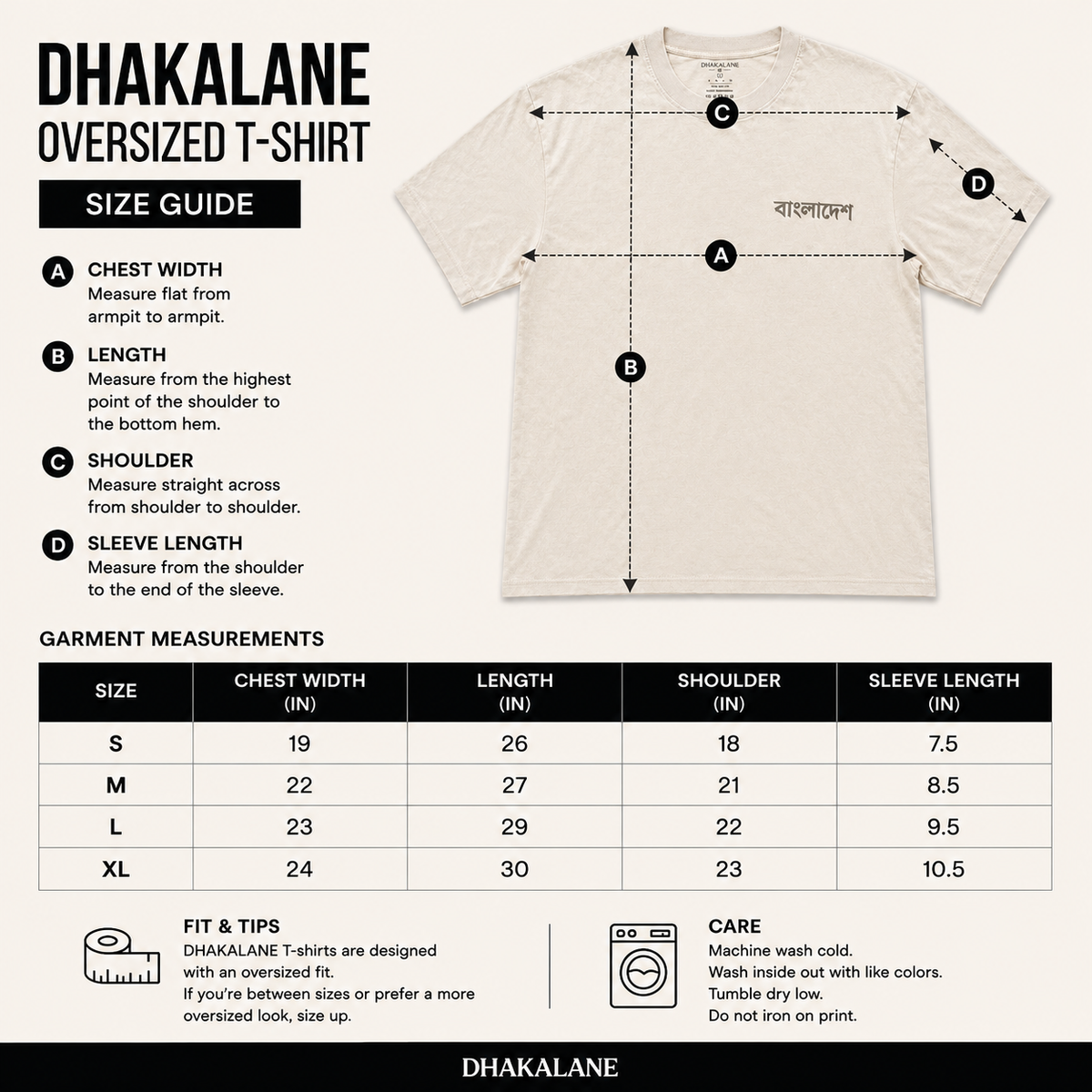 Heritage Tee — Cream