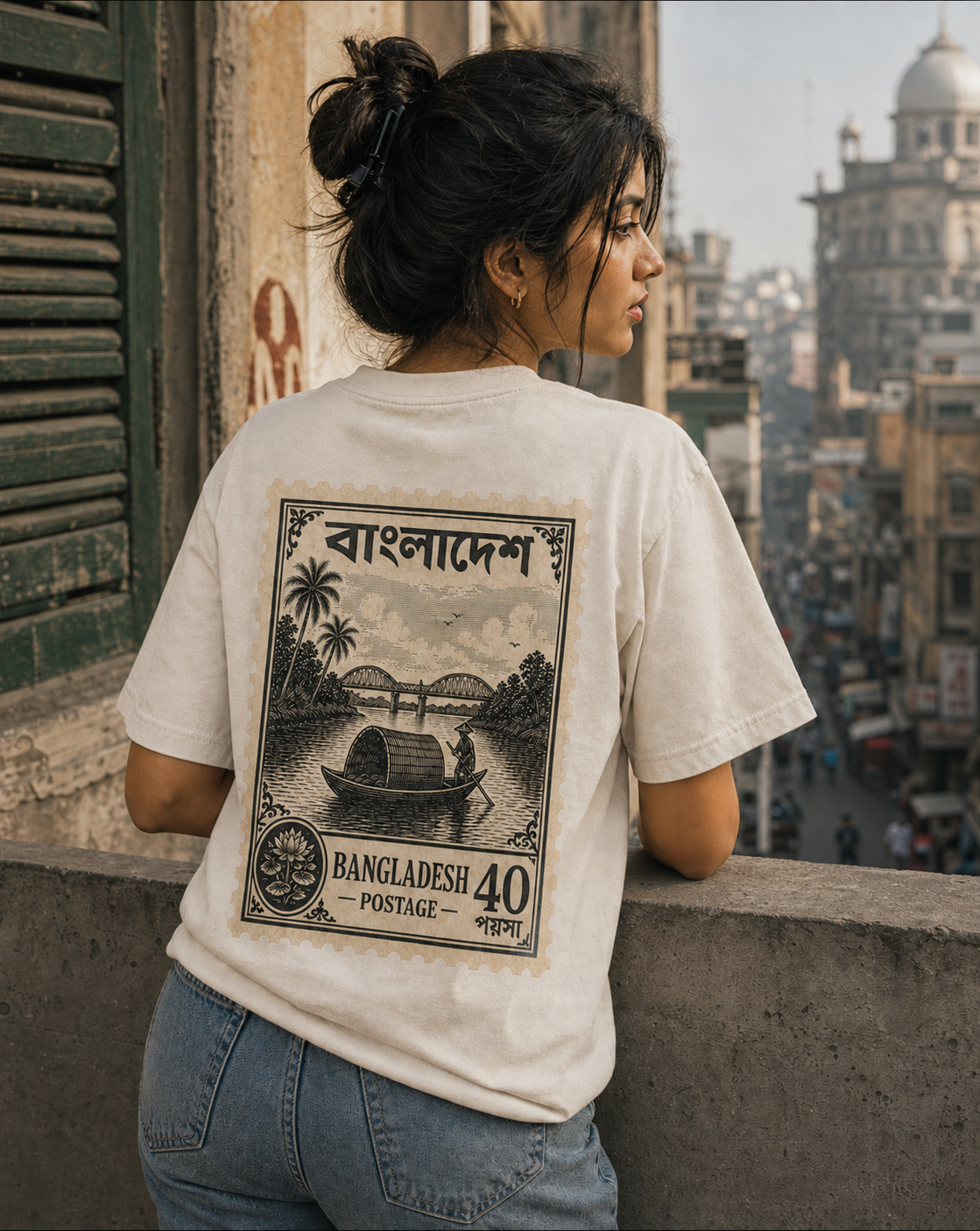 Heritage Tee — Cream