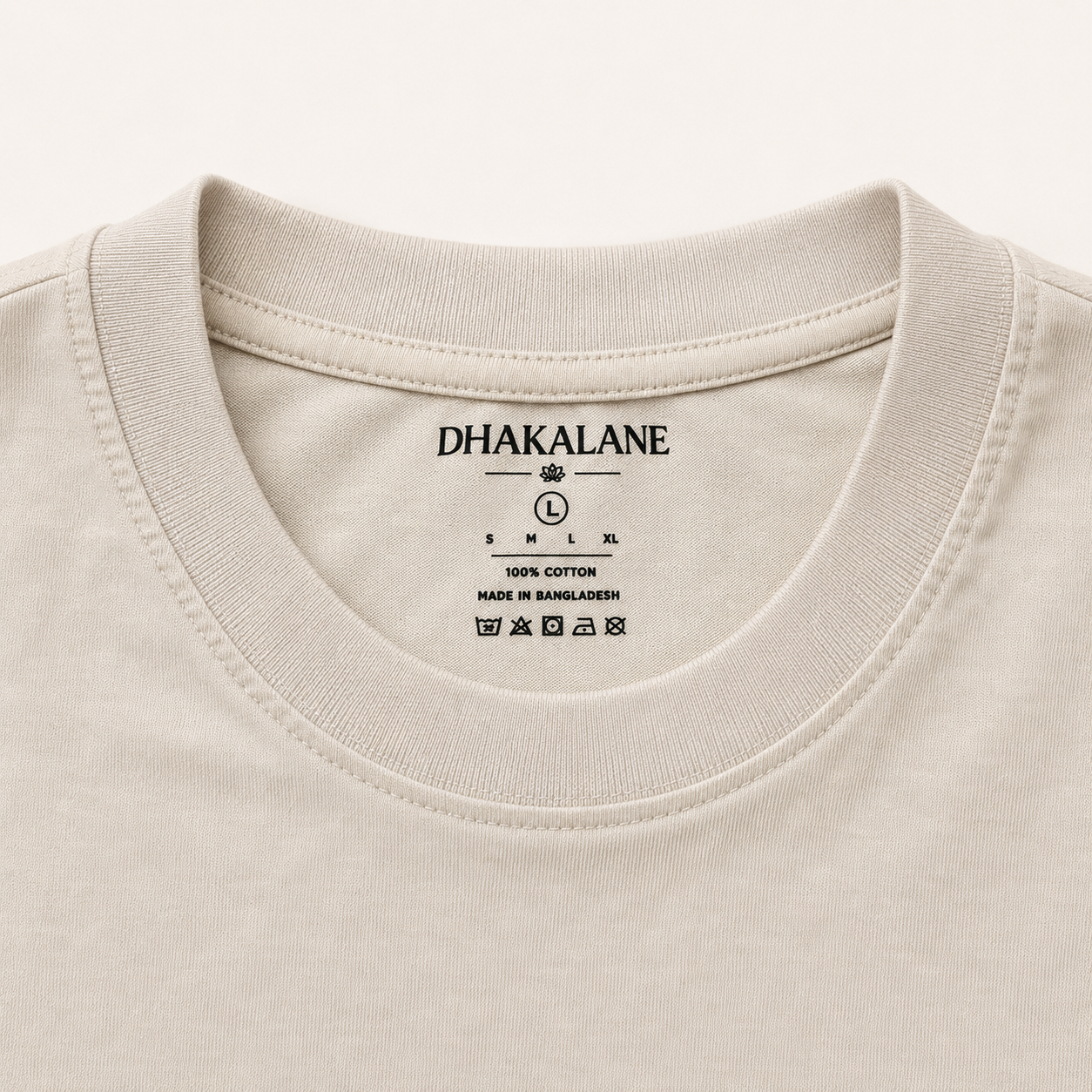 Heritage Tee — Cream
